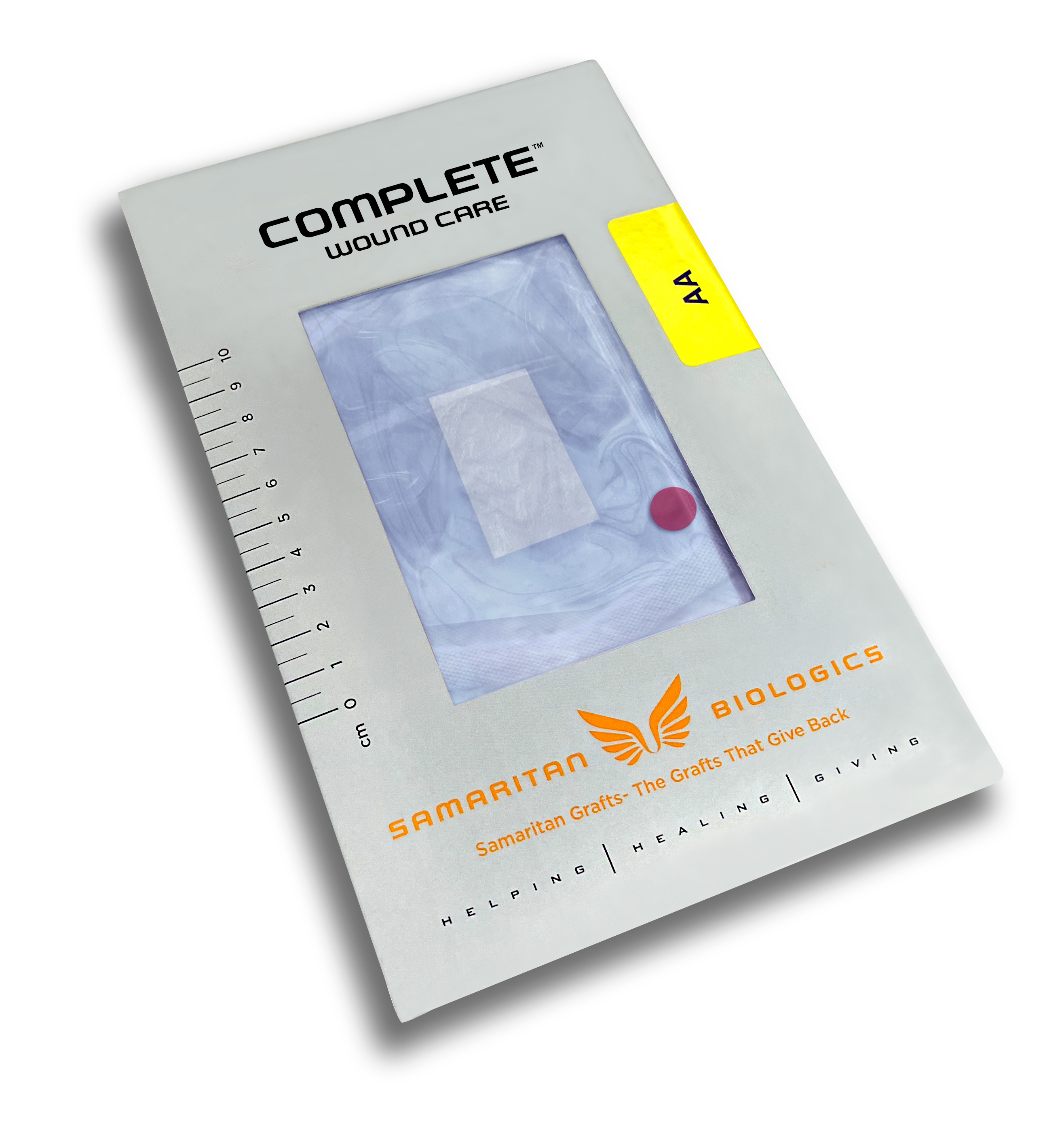 COMPLETE-AA Wound Care Grafts packaging